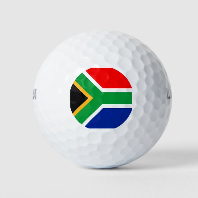 South Africa Flag Golf Balls (Front)