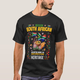 South Africa Flag Idea For Women South African Her T-Shirt