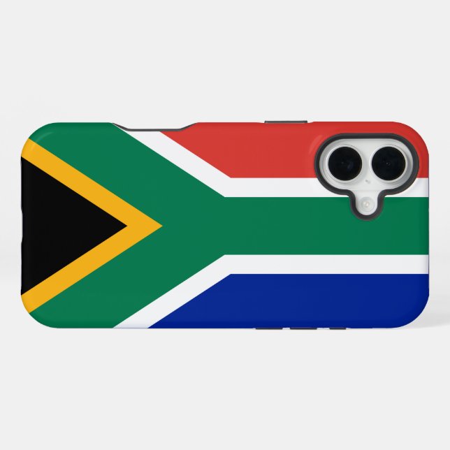 South Africa Flag iPhone Case (Back Horizontal)