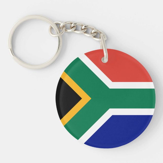 South Africa Flag Key Ring (Front)