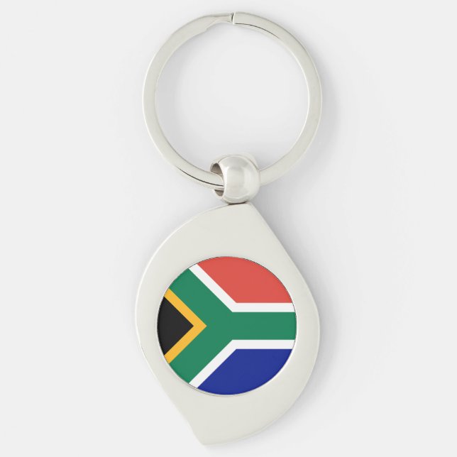 South Africa Flag Key Ring (Front)