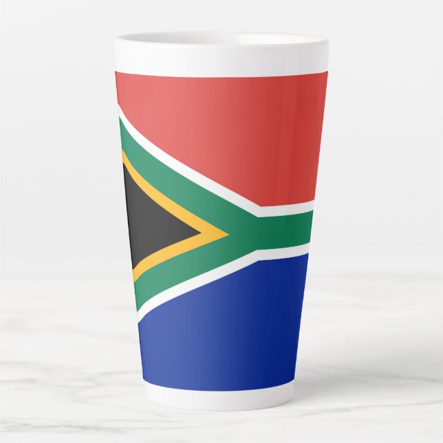 South Africa flag Latte Mug (Front)