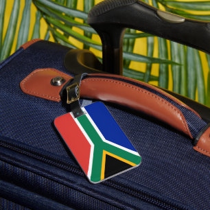 South Africa flag Luggage Tag