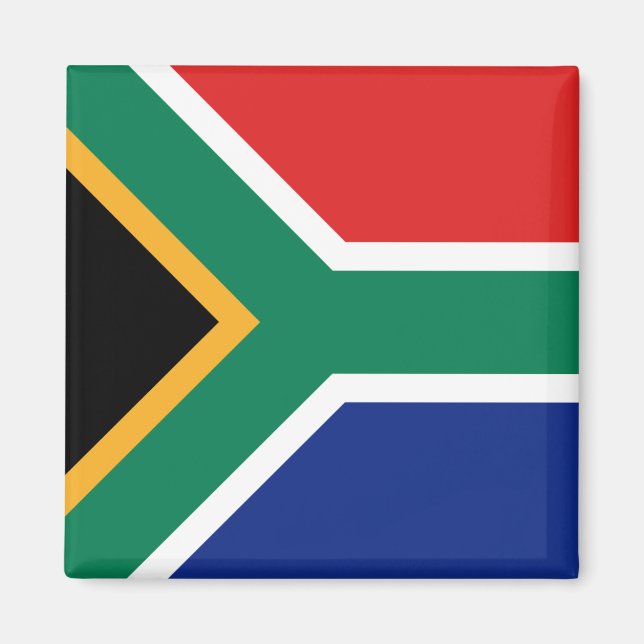 South Africa Flag Magnet (Front)