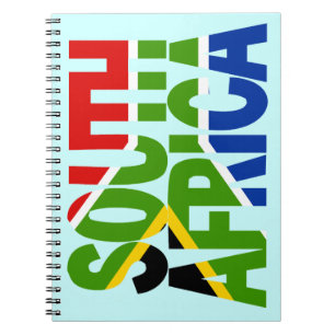 South Africa + flag Notebook