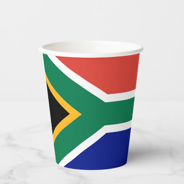 South Africa Flag Paper Cups (Front)