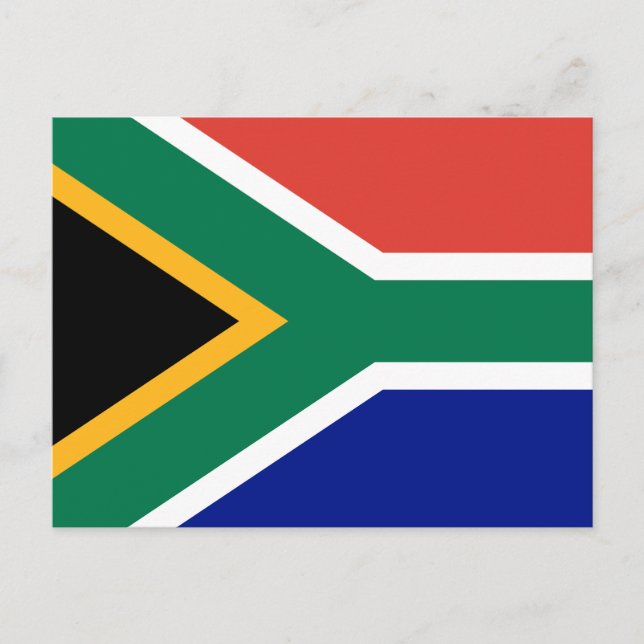South Africa Flag Postcard (Front)