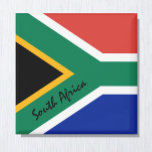 South Africa flag & Pretoria holiday/sports fans Magnet<br><div class="desc">Fridge Magnets: South Africa & Pretoria - love my country and South African flag holiday gifts for patriots</div>