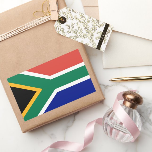 South Africa flag Rectangular Sticker (Gifting)