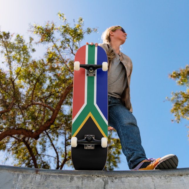 South Africa Flag Skateboard (Outdoor 1)