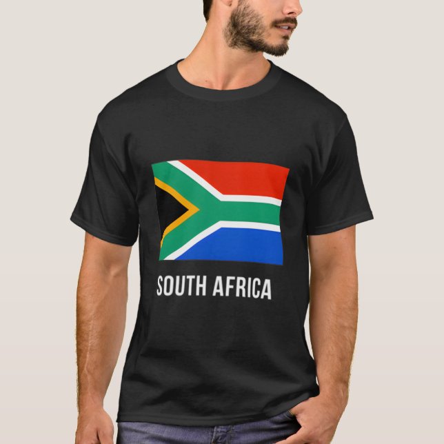South Africa Flag South African T-Shirt (Front)