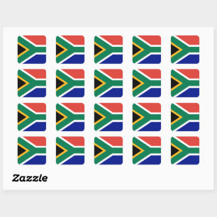 South Africa flag Square Sticker