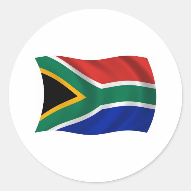 South Africa Flag Sticker (Front)