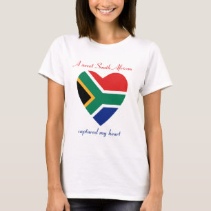 South Africa Flag Sweetheart T-Shirt