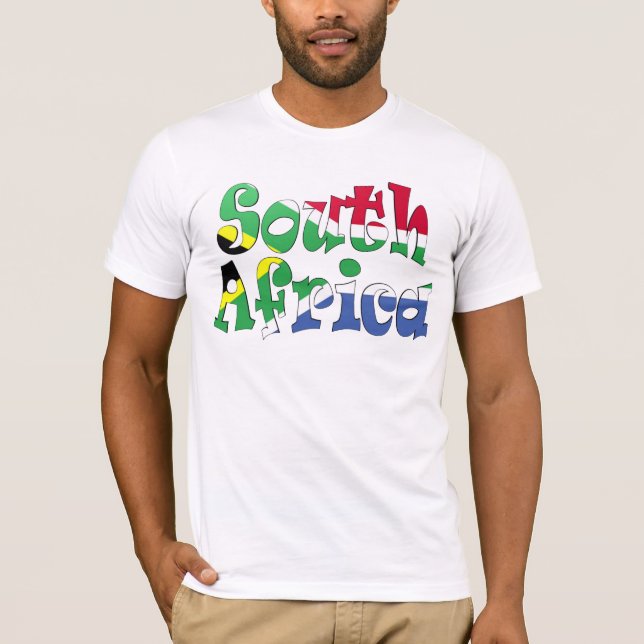 South Africa Flag T-shirt (Front)
