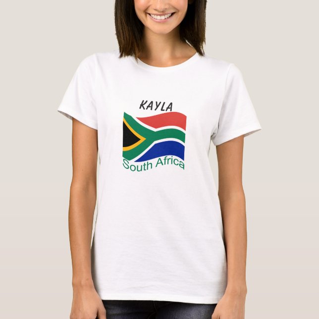 South Africa Flag T-Shirt (Front)
