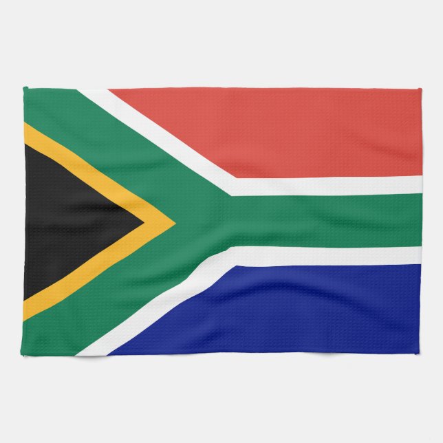South Africa Flag Tea Towel (Horizontal)