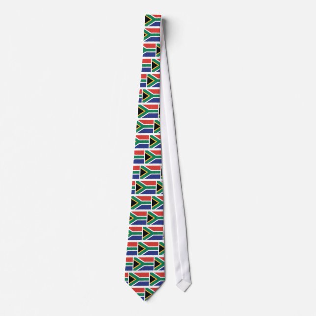 South Africa Flag Theme Tie (Front)