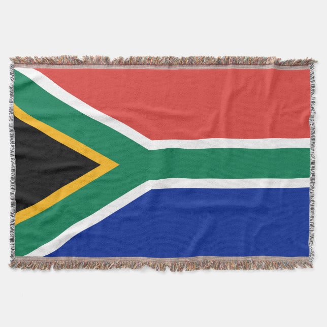 South Africa flag Throw Blanket (Front)