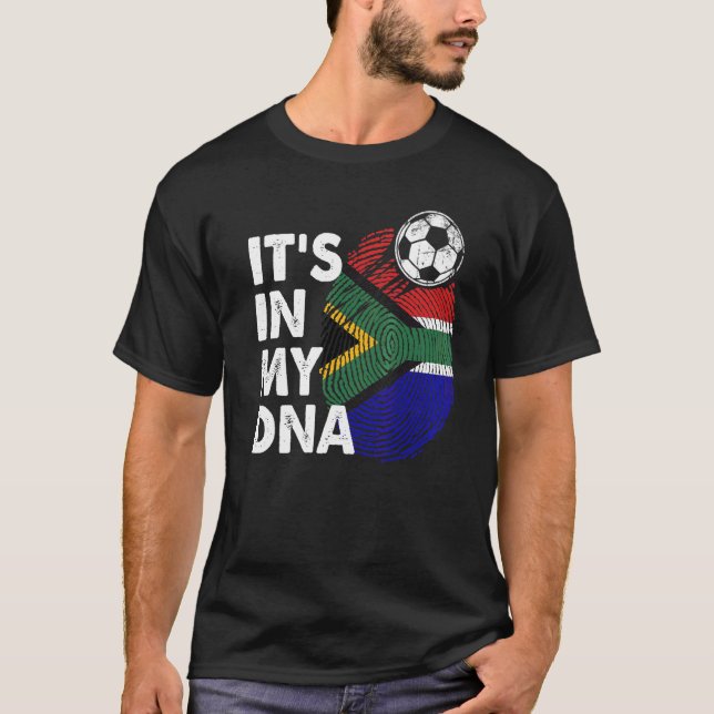 South Africa In My Dna South African Flag T-Shirt (Front)