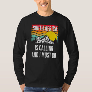 South Africa Is Calling And I Must Go, Wavy Sunset T-Shirt