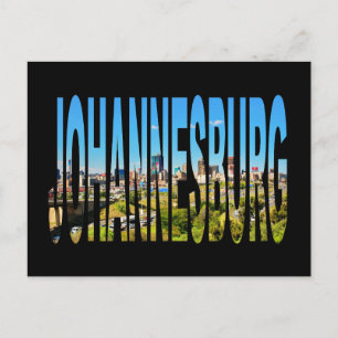 South Africa Johannesburg Skyline Postcard
