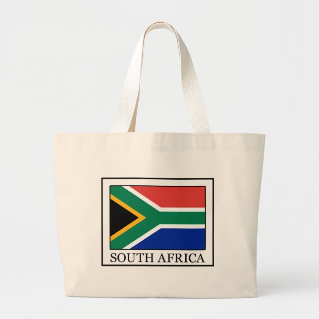 South Africa Large Tote Bag (Front)
