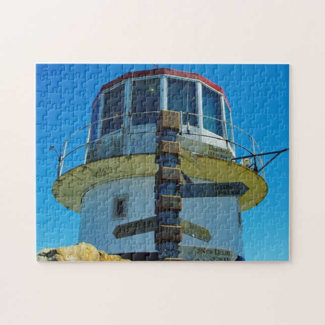 South Africa Lighthouse  Cape Good Hope Signpost Jigsaw Puzzle (Horizontal)