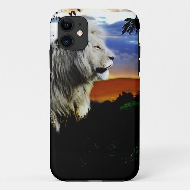 South Africa Lion in the Jungle Case-Mate iPhone Case (Back)