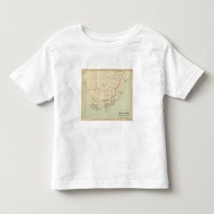 South Africa Lithographed Map Toddler T-Shirt