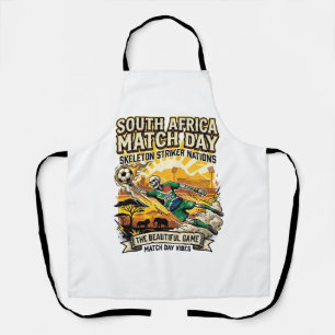 South Africa Match Day Skeleton Striker Nations Hi Apron