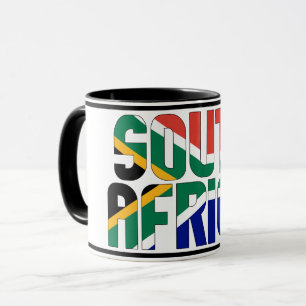 South Africa National Flag Patriotic Coffee Mug