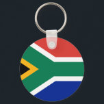 South Africa National World Flag Key Ring<br><div class="desc">Want everybody to know you represent a certain country? Show off your national pride with this flag of the world product. This item displays a world flag featuring the flag of South Africa.

Visit World Flags Poster at https://www.zazzle.com/worldflagsposter for more products featuring flags and banners from around the world.</div>