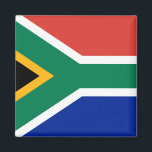 South Africa National World Flag Magnet<br><div class="desc">Want everybody to know you represent a certain country? Show off your national pride with this flag of the world product. This item displays a world flag featuring the flag of South Africa.

Visit World Flags Poster at https://www.zazzle.com/worldflagsposter for more products featuring flags and banners from around the world.</div>