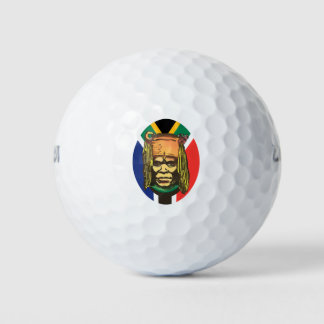 South Africa Native black man Golf Balls