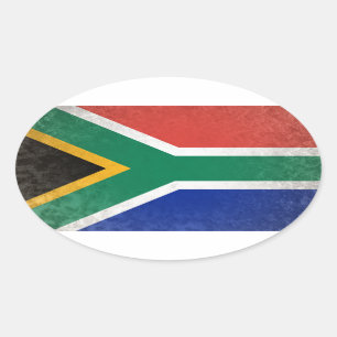 South Africa Oval Sticker