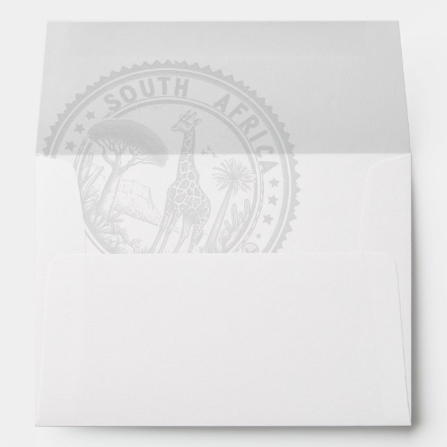 South Africa Passport  Envelope (Back (Bottom))