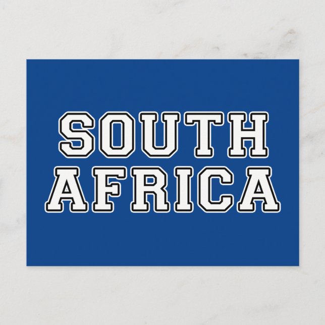 South Africa Postcard (Front)