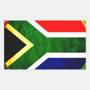 South Africa Rectangular Sticker