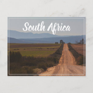 South Africa Rural Landscape Road SA Postcard