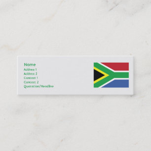 South Africa - Skinny Mini Business Card
