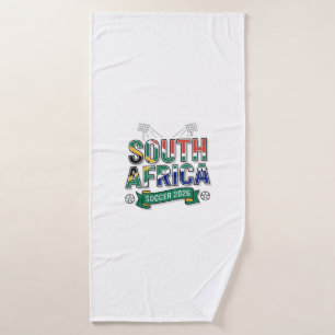 South Africa Soccer 2026 Soccer Bold Country Typog Bath Towel