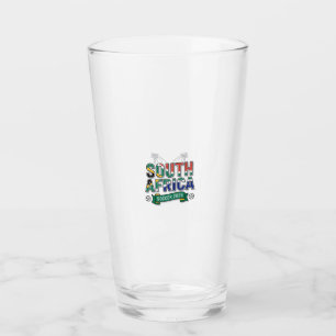 South Africa Soccer 2026 Soccer Bold Country Typog Glass