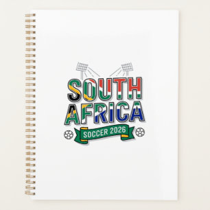 South Africa Soccer 2026 Soccer Bold Country Typog Planner