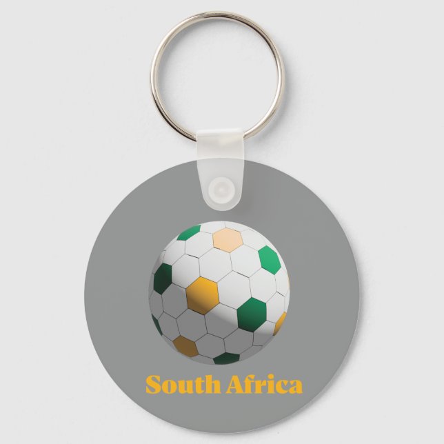 South Africa Soccer Key Ring (Front)