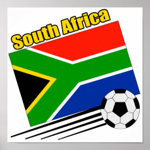 South Africa Soccer Team Poster