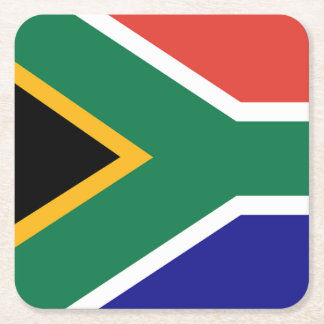 South Africa Square Paper Coaster