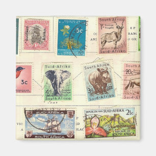South Africa stamps Magnet