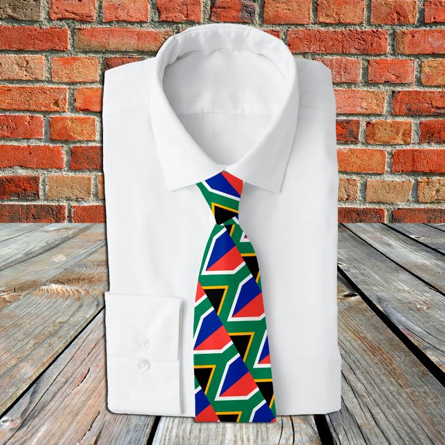 South Africa Ties, fashion African Flag, business Tie (Creator Uploaded)