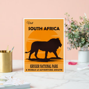 South Africa Travel Poster